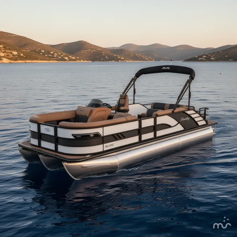 The Image of Bentley Pontoons Elite 223 Swingback Bench 2027 - 0
