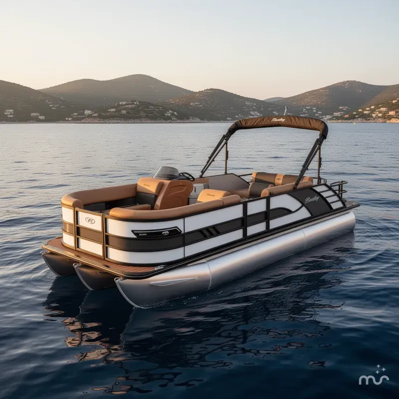 Slide: The Image of Bentley Pontoons Elite 223 Swingback Bench 2027 - 2