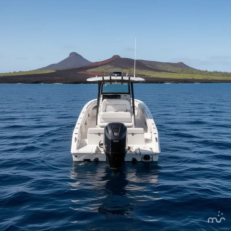 Slide: The Image of Fountain 34 Center Console 2025 - 3