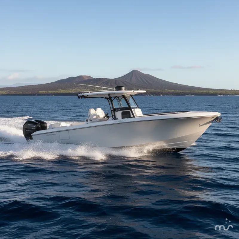 Slide: The Image of Fountain 34 Center Console 2025 - 4