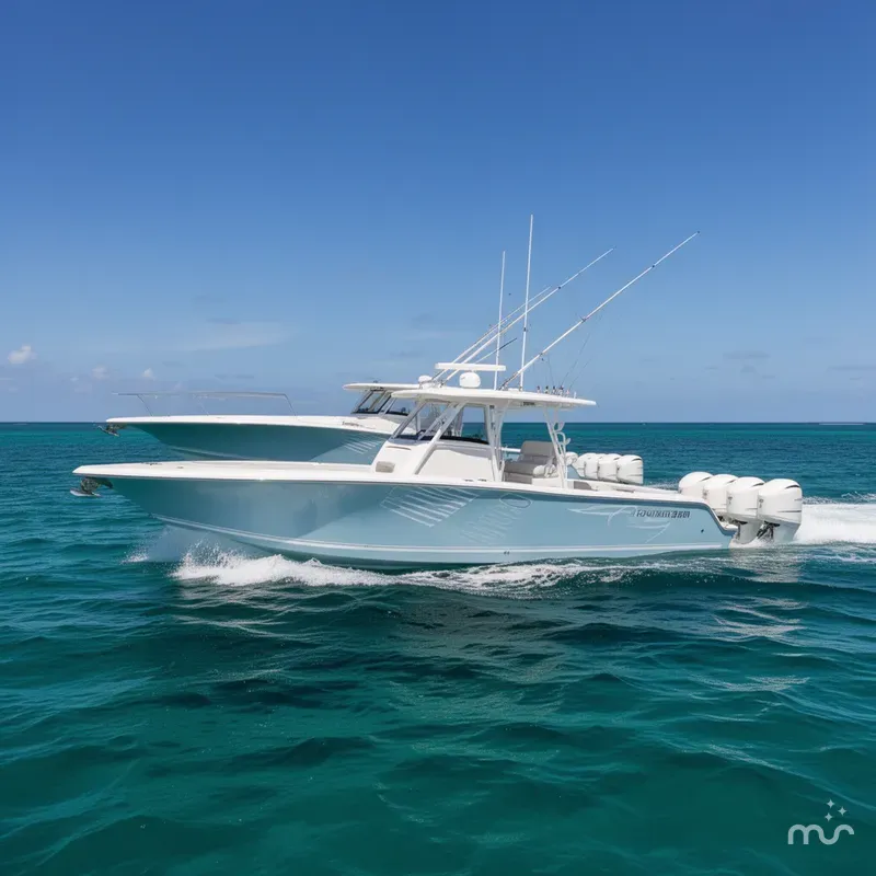 Slide: The Image of Fountain 38 Center Console 2025 - 2