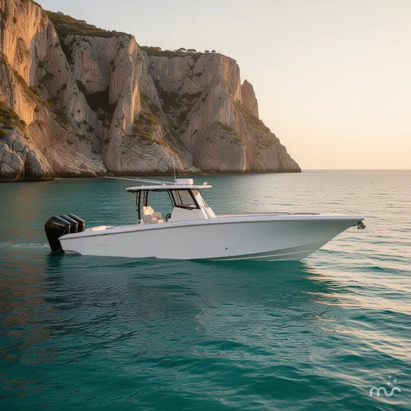 Slide: The Image of Fountain 38 Center Console 2025 - 2
