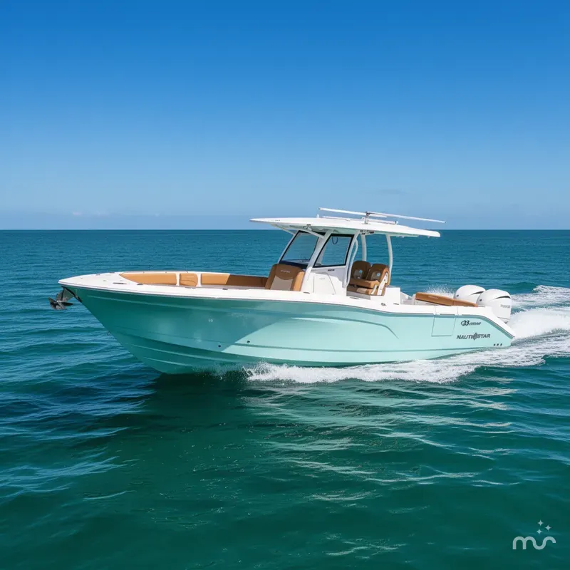 Slide: The Image of NauticStar 332 Offshore 2026 - 2