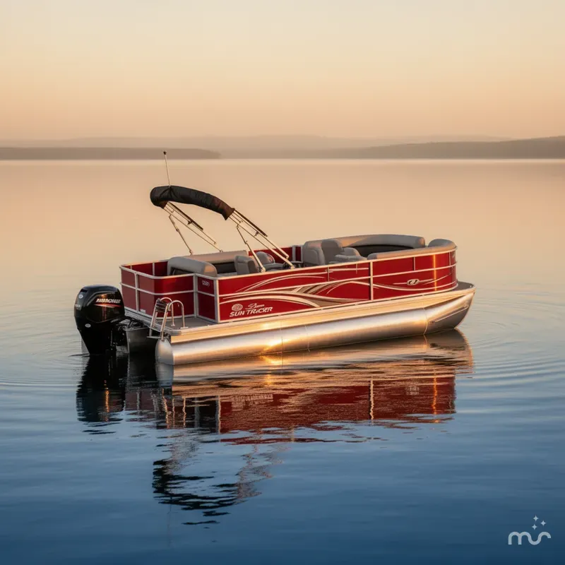 The Image of Sun Tracker Party Barge 18 DLX 2026 - 0