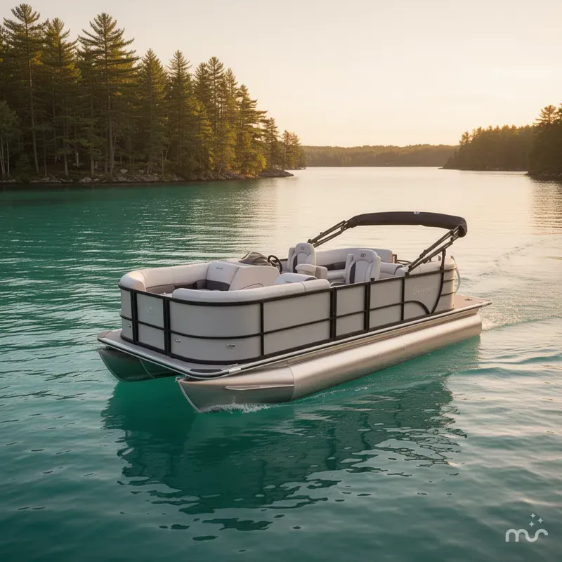 Slide: The Image of Bentley Pontoons Legacy 200 Navigator 2026 - 2