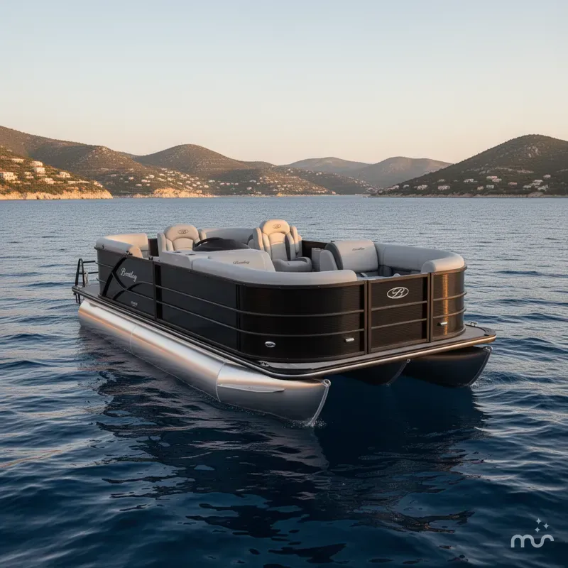 Slide: The Image of Bentley Pontoons Legacy 200 Navigator 2026 - 2