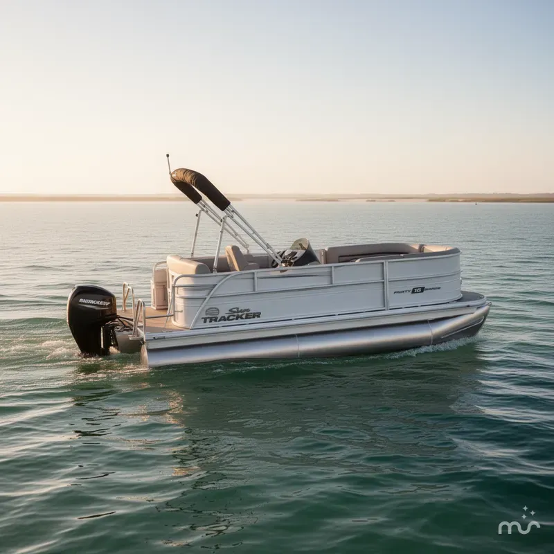 The Image of Sun Tracker Party Barge 16 DLX 2026 - 0