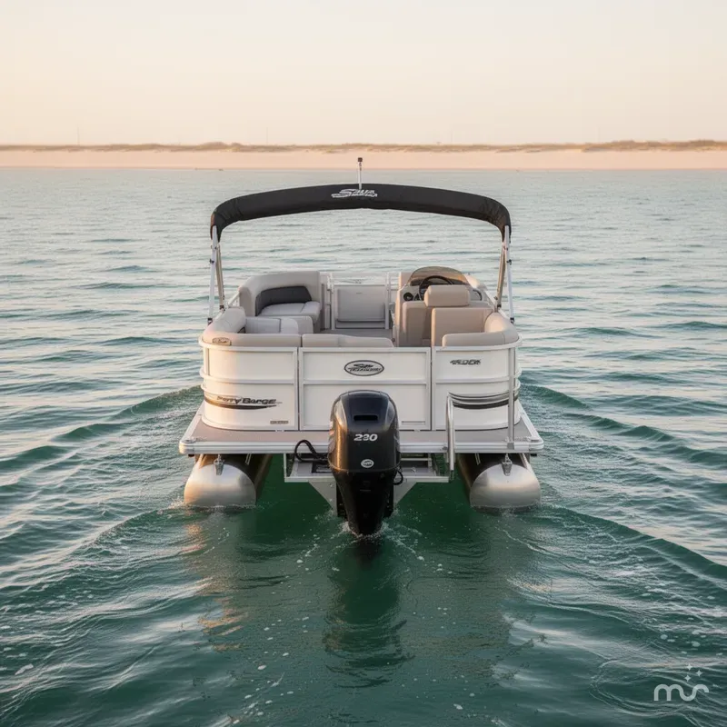 Slide: The Image of Sun Tracker Party Barge 16 DLX 2026 - 3