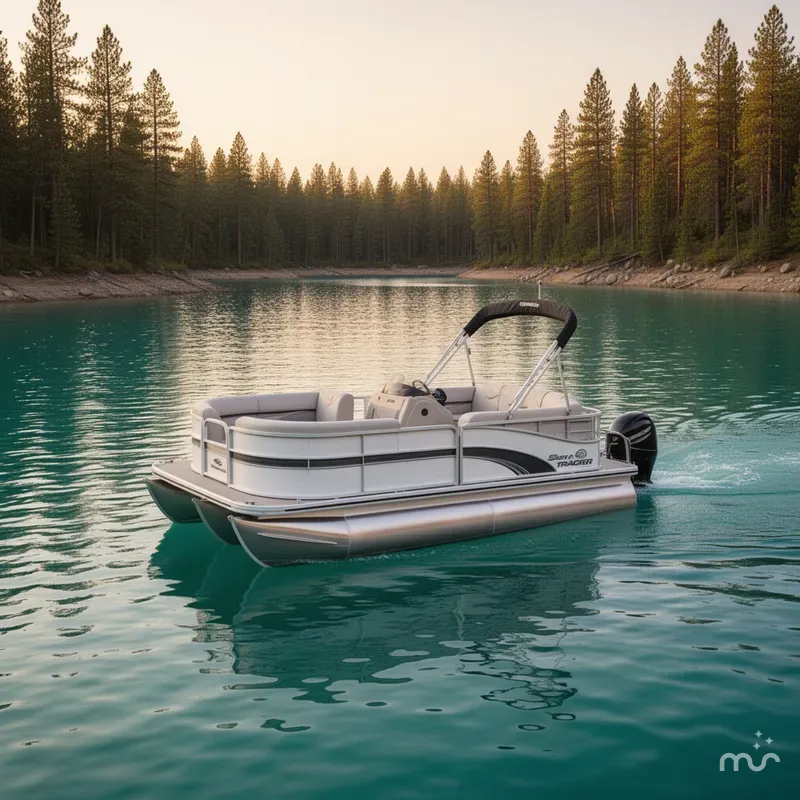 The Image of Sun Tracker Party Barge 16 DLX 2026 - 0