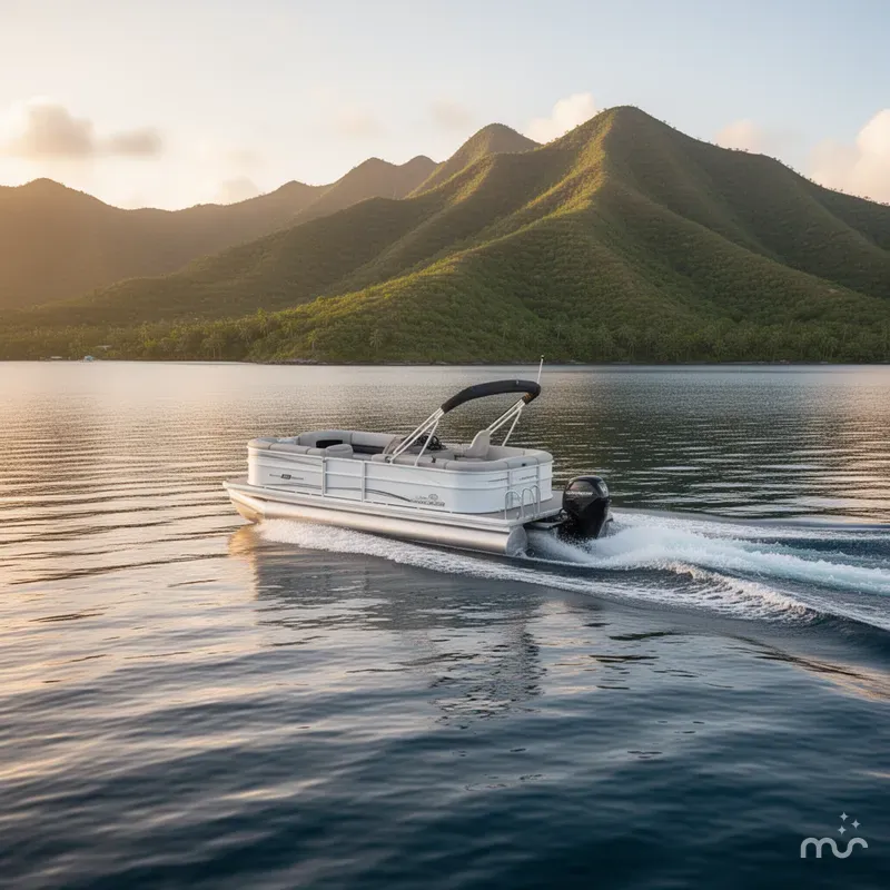 Slide: The Image of Sun Tracker Party Barge 20 DLX 2026 - 4