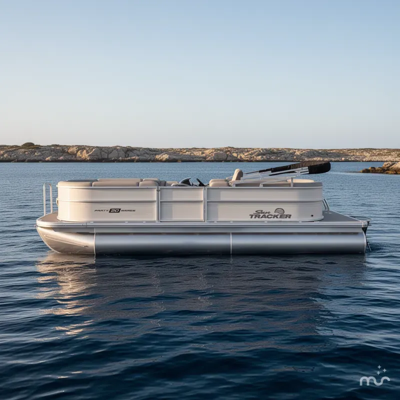 Slide: The Image of Sun Tracker Party Barge 20 DLX 2026 - 2
