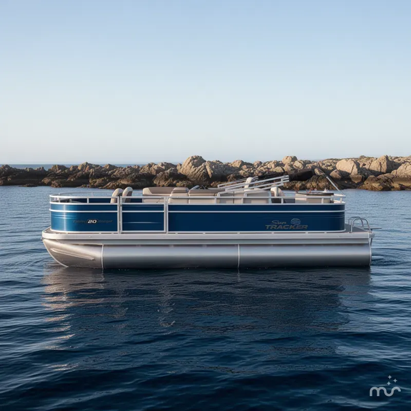 Slide: The Image of Sun Tracker Fishin' Barge 20 DLX 2026 - 2