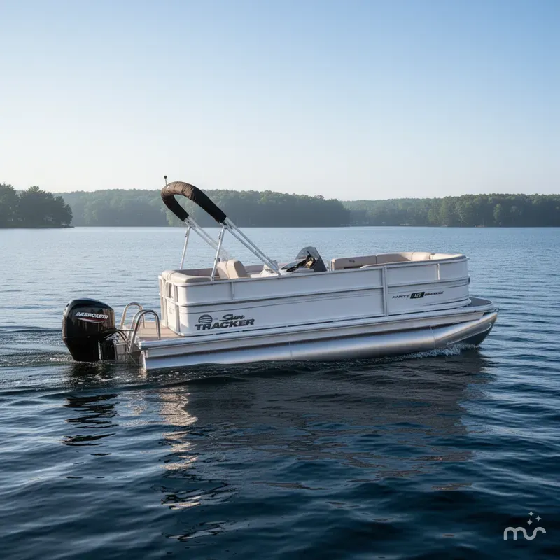 The Image of Sun Tracker Party Barge 16 DLX 2026 - 0