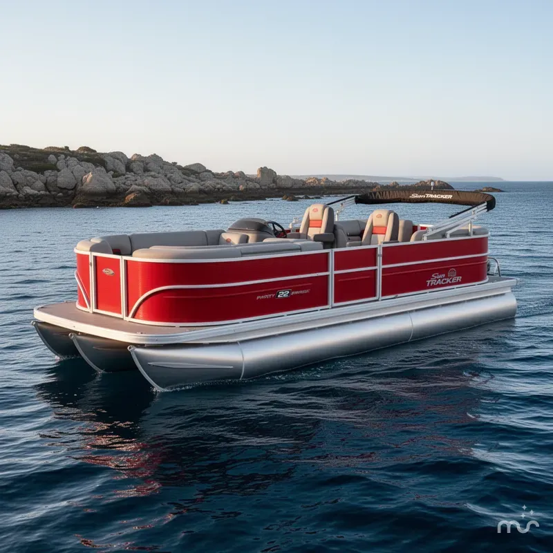 The Image of Sun Tracker Party Barge 22 DLX 2026 - 0