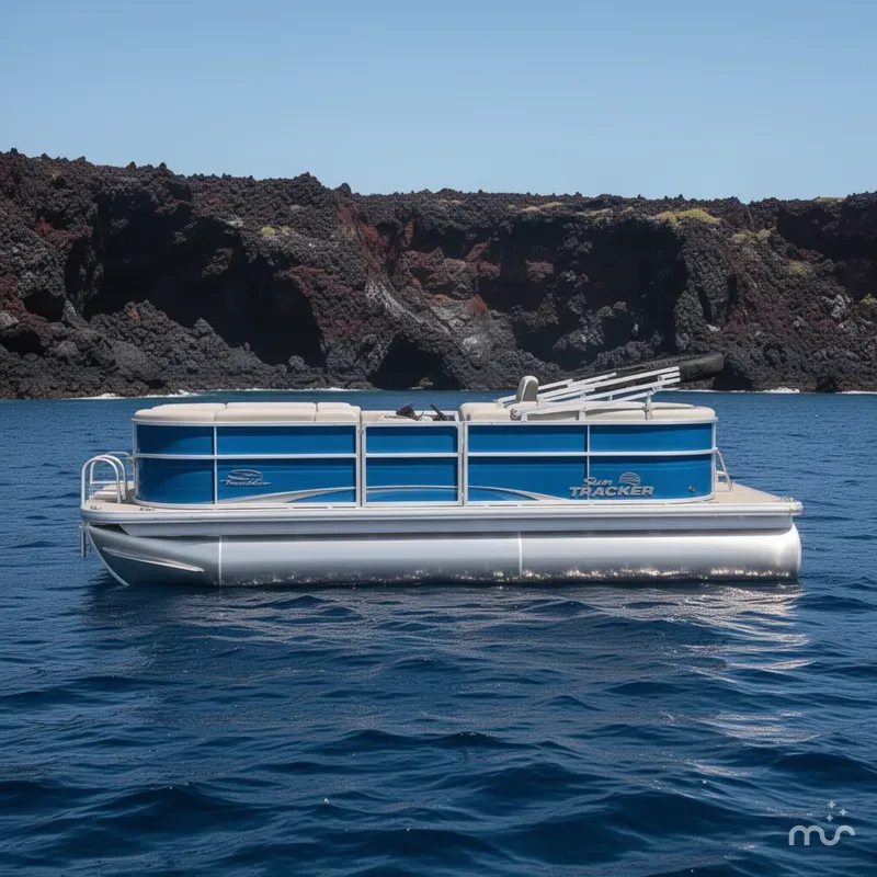 Slide: The Image of Sun Tracker Party Barge 20 DLX 2026 - 2