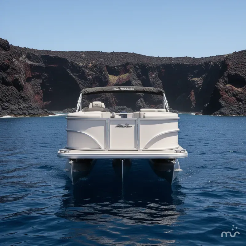 Slide: The Image of Sun Tracker Party Barge 20 DLX 2026 - 3