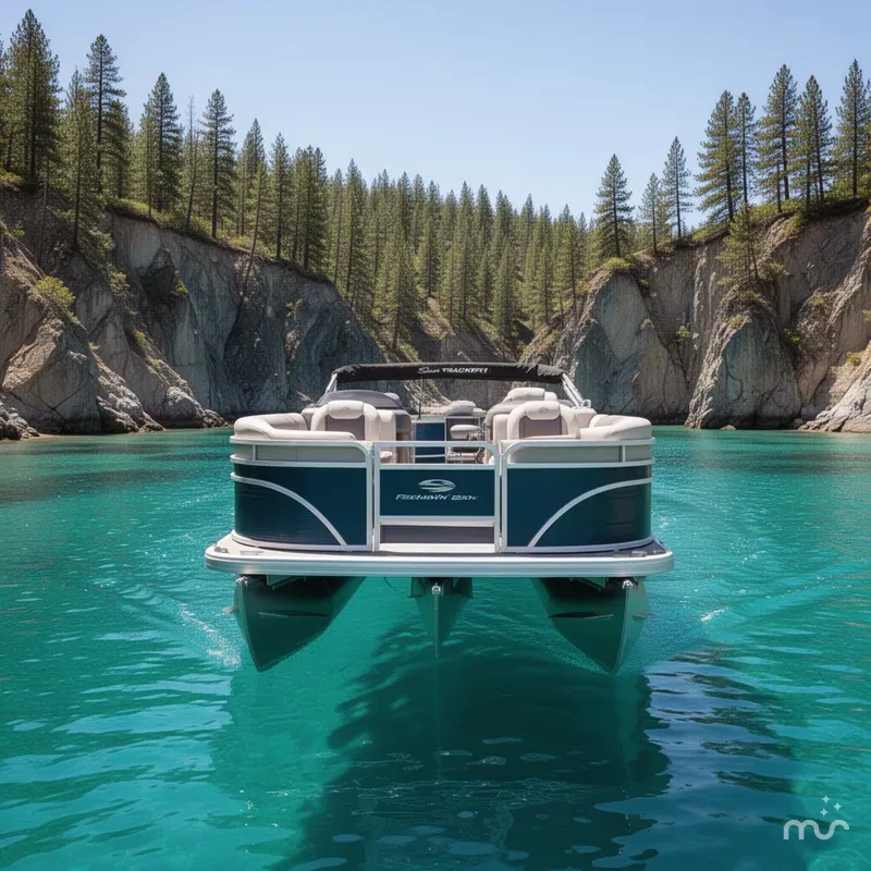 Slide: The Image of Sun Tracker Fishin' Barge 20 DLX 2026 - 1