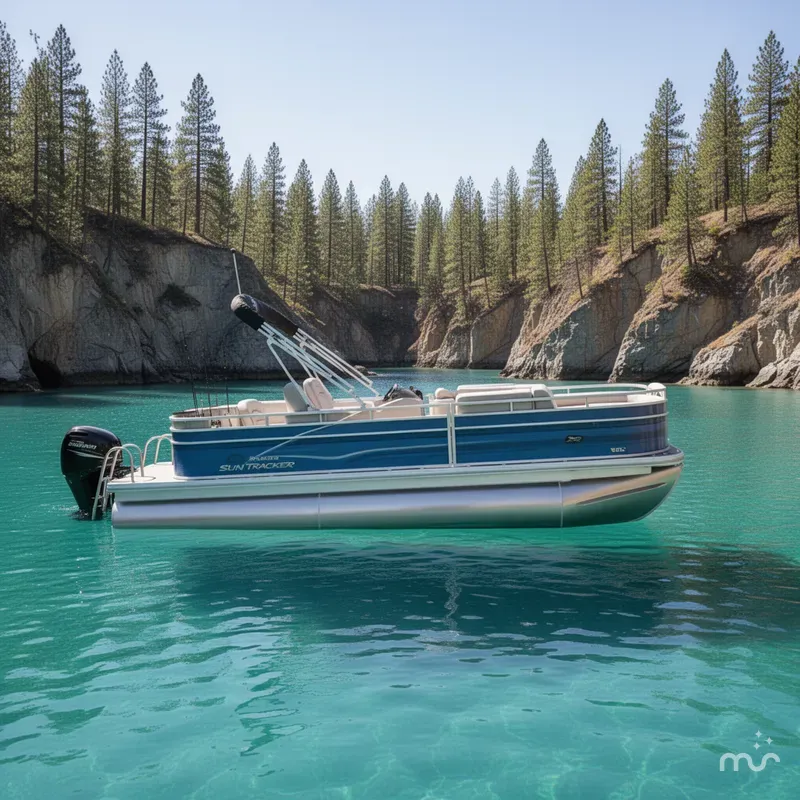 Slide: The Image of Sun Tracker Fishin' Barge 20 DLX 2026 - 2