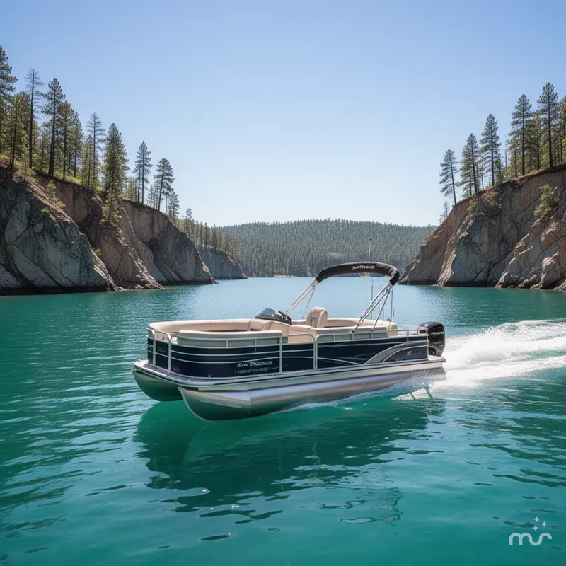 Slide: The Image of Sun Tracker Fishin' Barge 20 DLX 2026 - 4