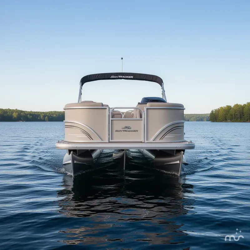 Slide: The Image of Sun Tracker Party Barge 20 DLX 2026 - 1