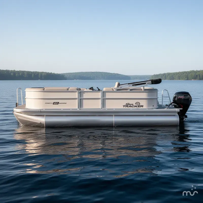 Slide: The Image of Sun Tracker Party Barge 20 DLX 2026 - 2