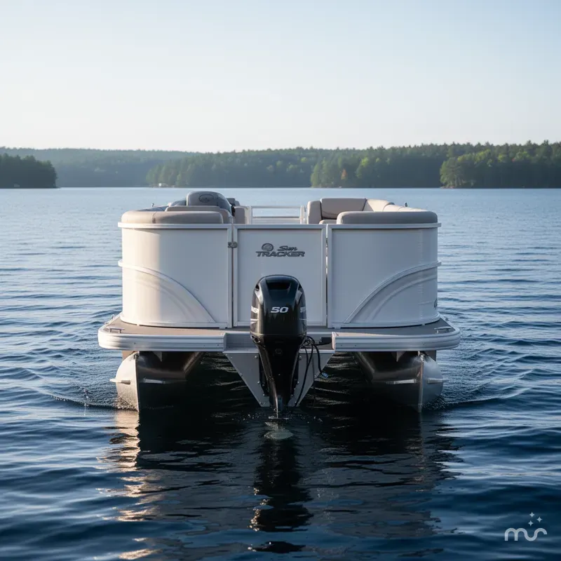 Slide: The Image of Sun Tracker Party Barge 20 DLX 2026 - 3