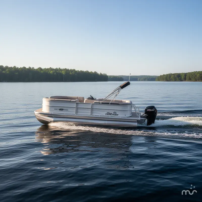 Slide: The Image of Sun Tracker Party Barge 20 DLX 2026 - 4