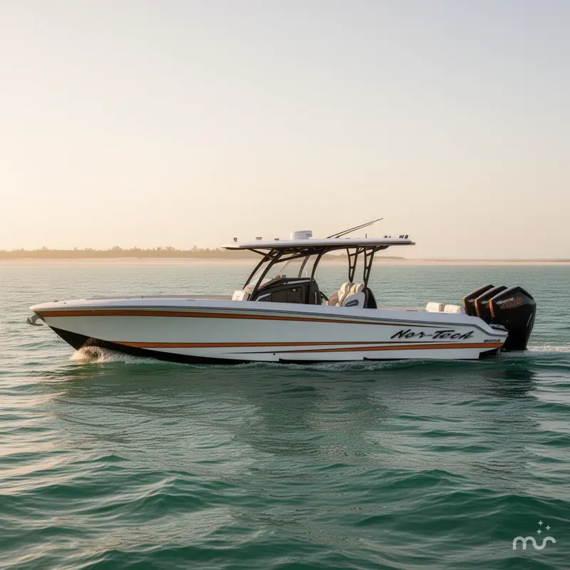 Slide: The Image of Nor-Tech 340 Sport Center Console 2025 - 2