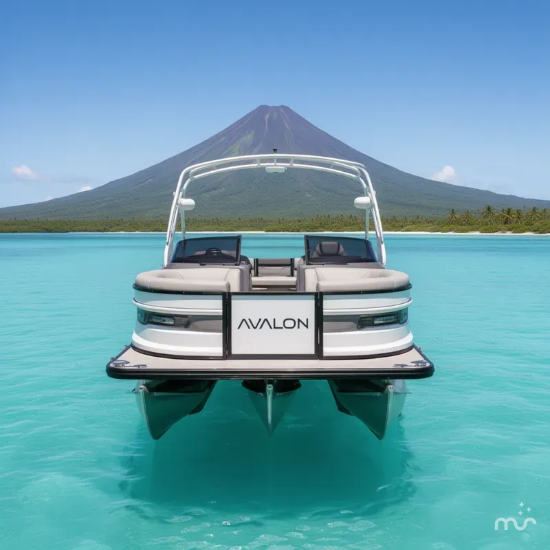 Slide: The Image of Avalon Excalibur LTD Flex Lounge Windshield - 25' 2026 - 1