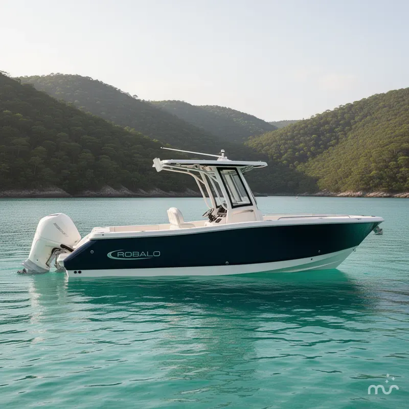 Slide: The Image of Robalo R250 Center Console 2024 - 2