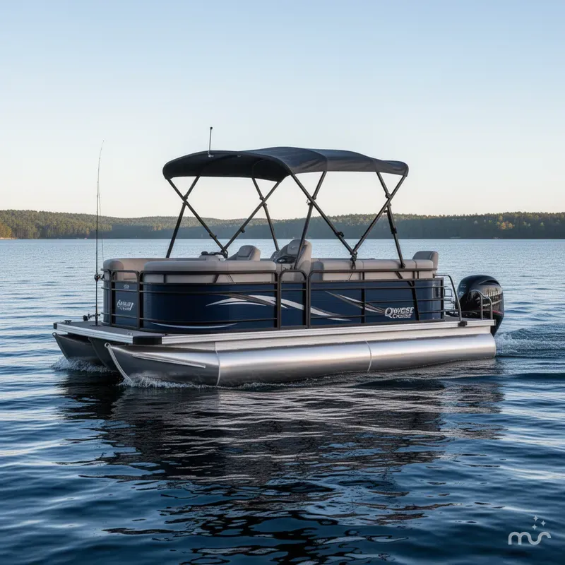 The Image of Angler Qwest Pontoons 7513 LEISURE CRUISE 2026 - 0