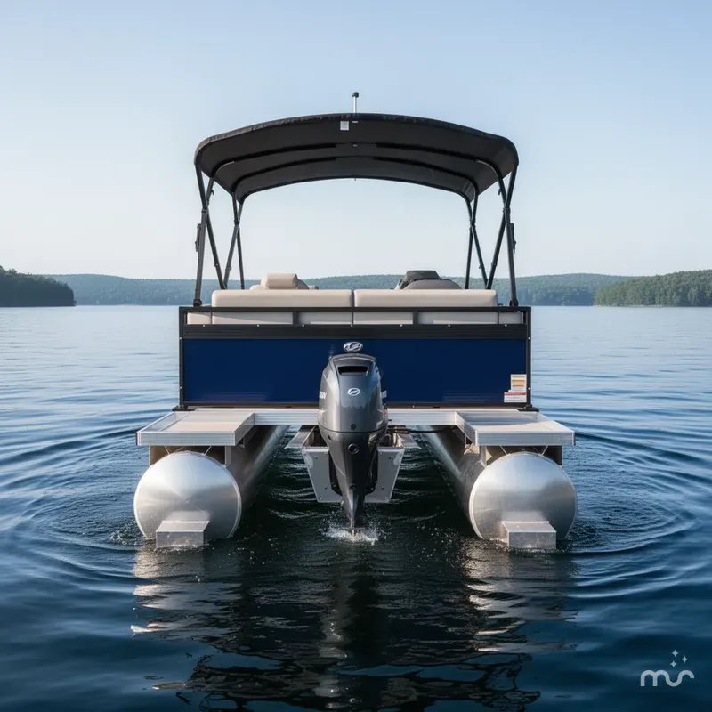 Slide: The Image of Angler Qwest Pontoons 7513 LEISURE CRUISE 2026 - 3