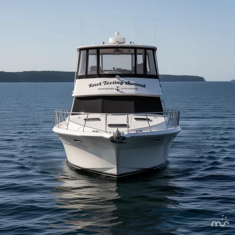 Slide: The Image of Carver Yachts 400 Cockpit Motor Yacht 1997 - 1