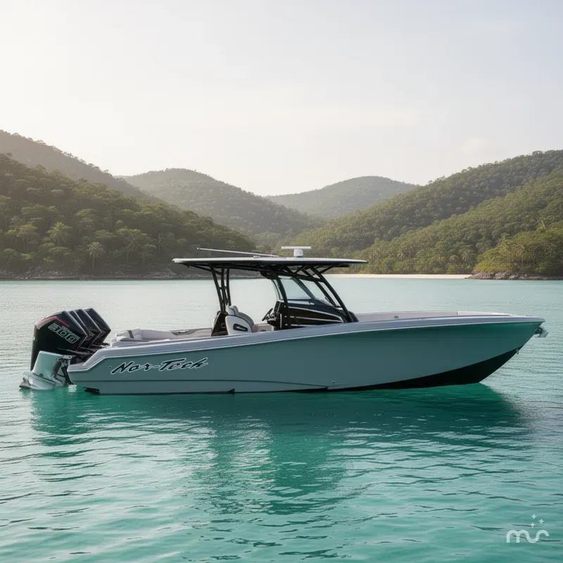 Slide: The Image of Nor-Tech 340 Sport Center Console 2025 - 2