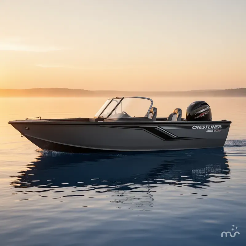 Slide: The Image of Crestliner 1750 Hawk 2026 - 2
