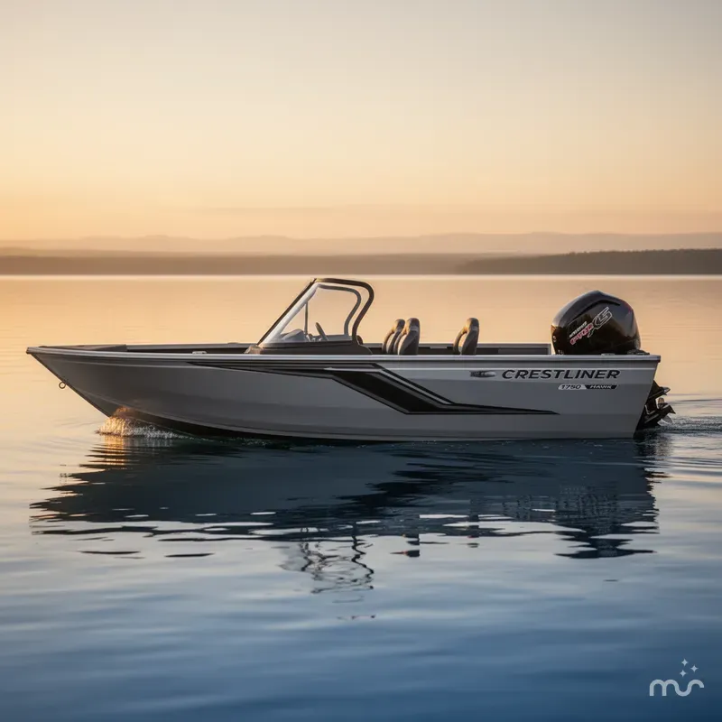 Slide: The Image of Crestliner 1750 Hawk 2026 - 2