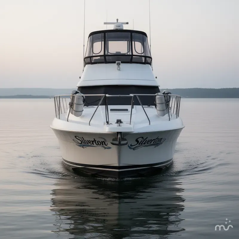 Slide: The Image of Silverton 41 Motor Yacht 1995 - 3