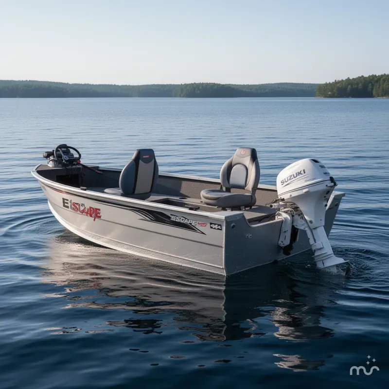 Slide: The Image of Alumacraft Escape 145 Tiller 2021 - 2