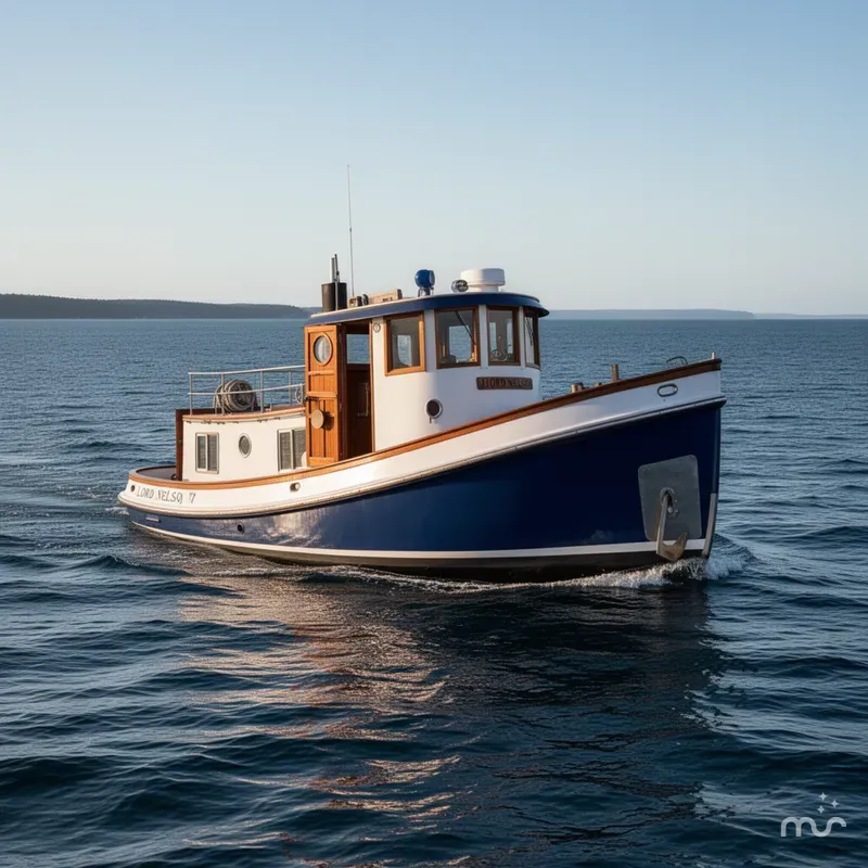 The Image of Lord Nelson Victory Tug 37 1986 - 0
