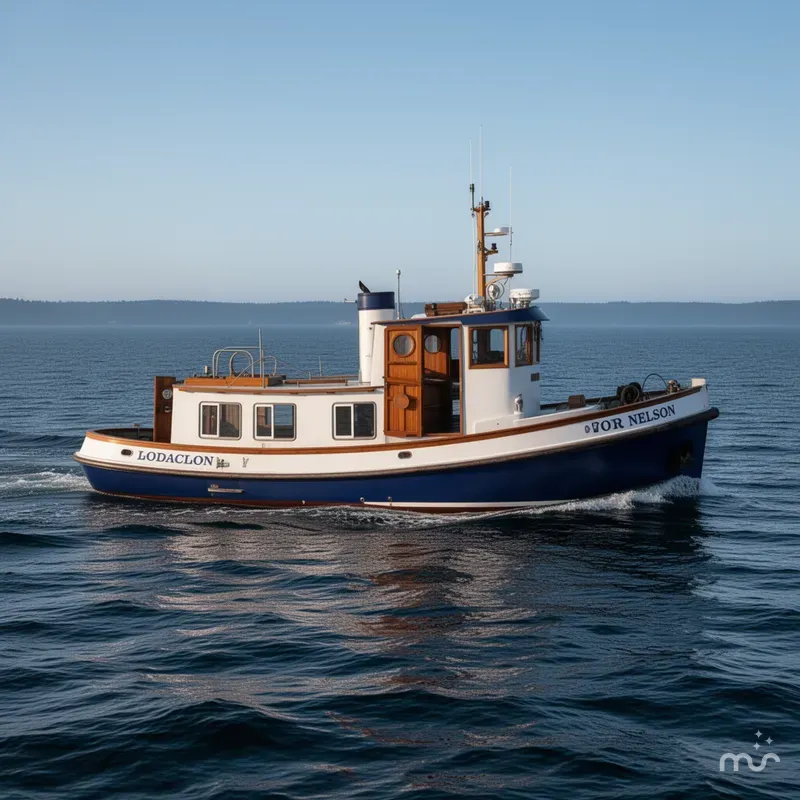 Slide: The Image of Lord Nelson Victory Tug 37 1986 - 2
