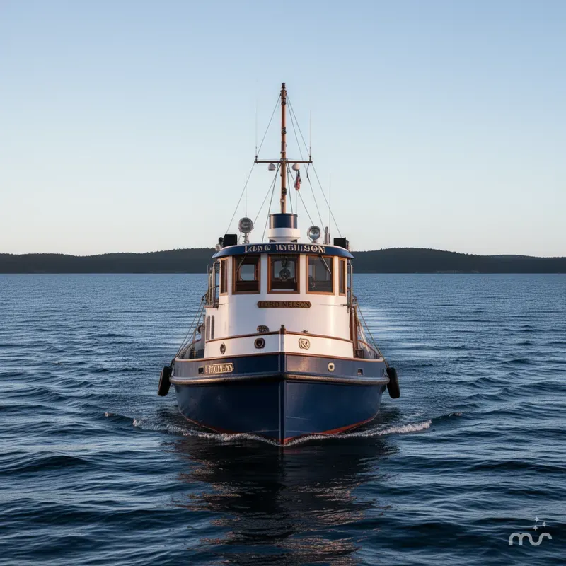 Slide: The Image of Lord Nelson Victory Tug 37 1986 - 3