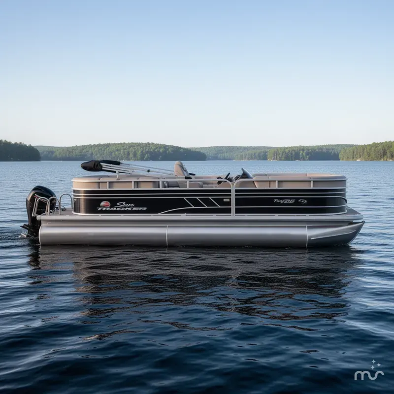 The Image of Sun Tracker Party Barge 22 RF DLX 2022 - 0