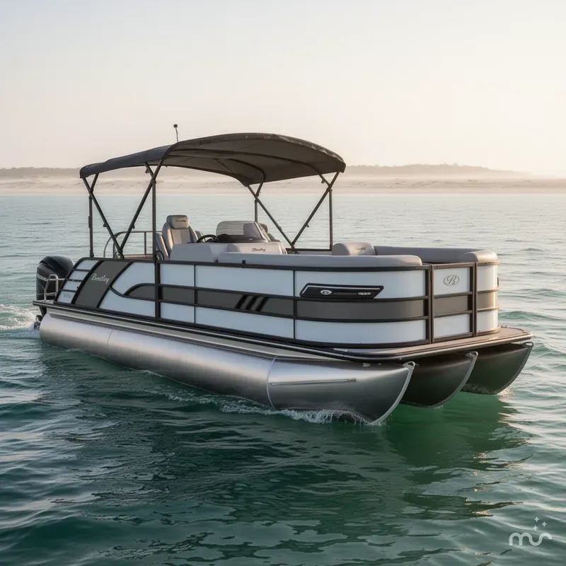 Slide: The Image of Bentley Pontoons 223 Elite Swingback DC 2026 - 2