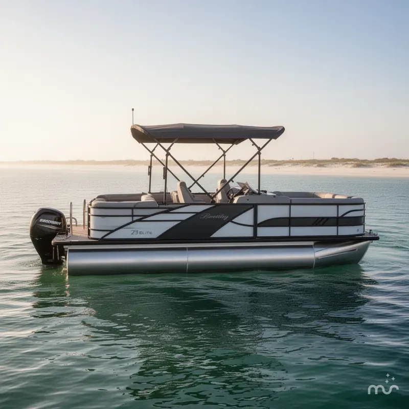 Slide: The Image of Bentley Pontoons 223 Elite Swingback DC 2026 - 4