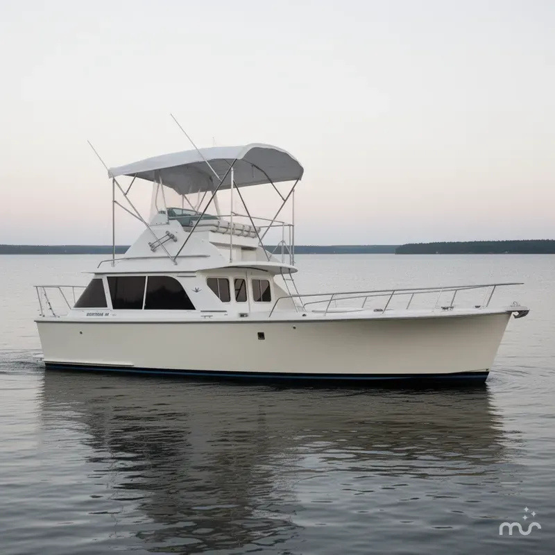 Slide: The Image of Bertram Flybridge Cruiser 1970 - 2