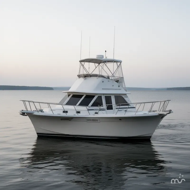 Slide: The Image of Bertram Flybridge Cruiser 1970 - 4