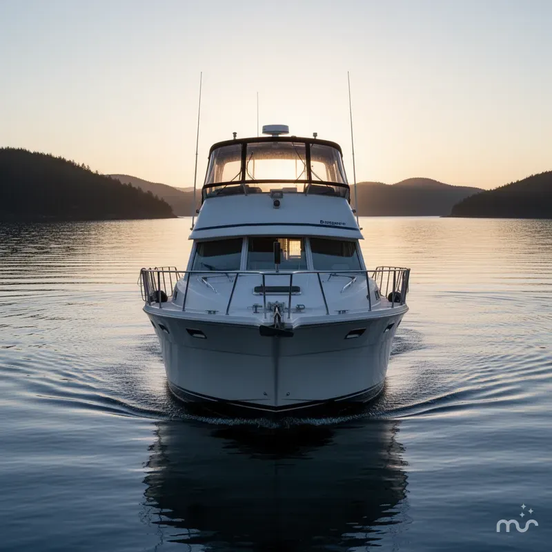 Slide: The Image of Bayliner 3288 Motoryacht 1990 - 1