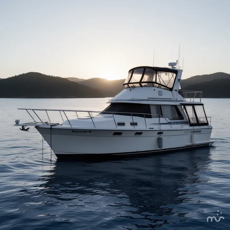 Slide: The Image of Bayliner 3288 Motoryacht 1990 - 2