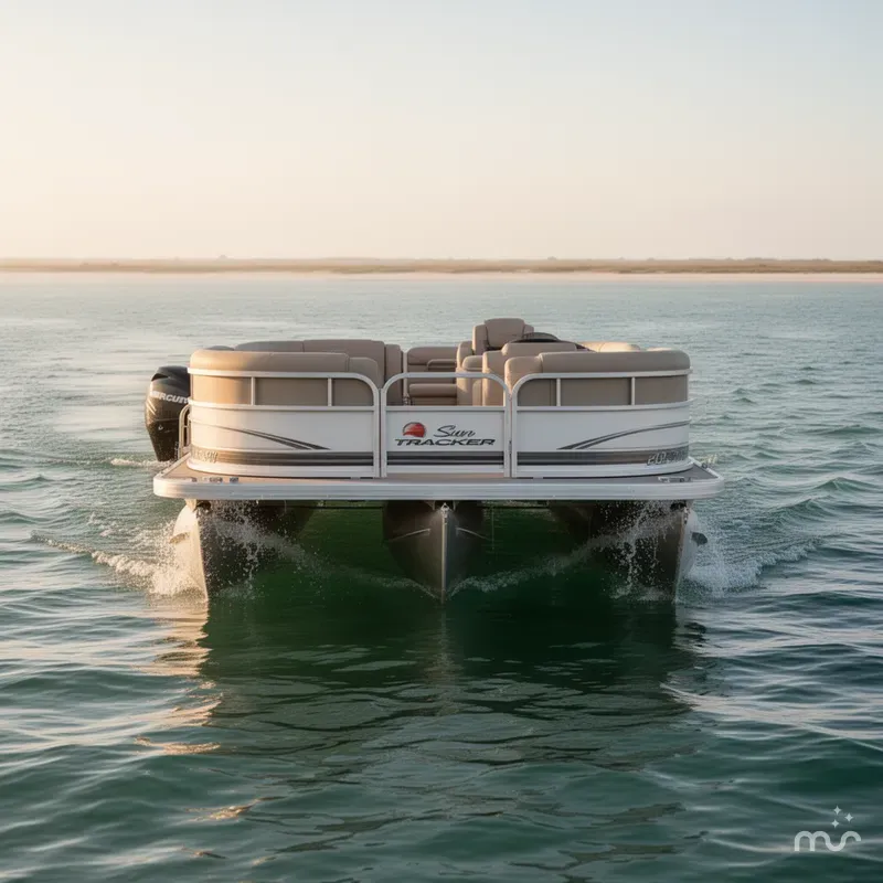 Slide: The Image of Sun Tracker Party Barge 24 DLX 2016 - 1