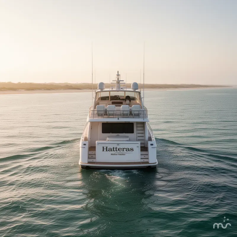 Slide: The Image of Hatteras 64 Motor Yacht 2008 - 3